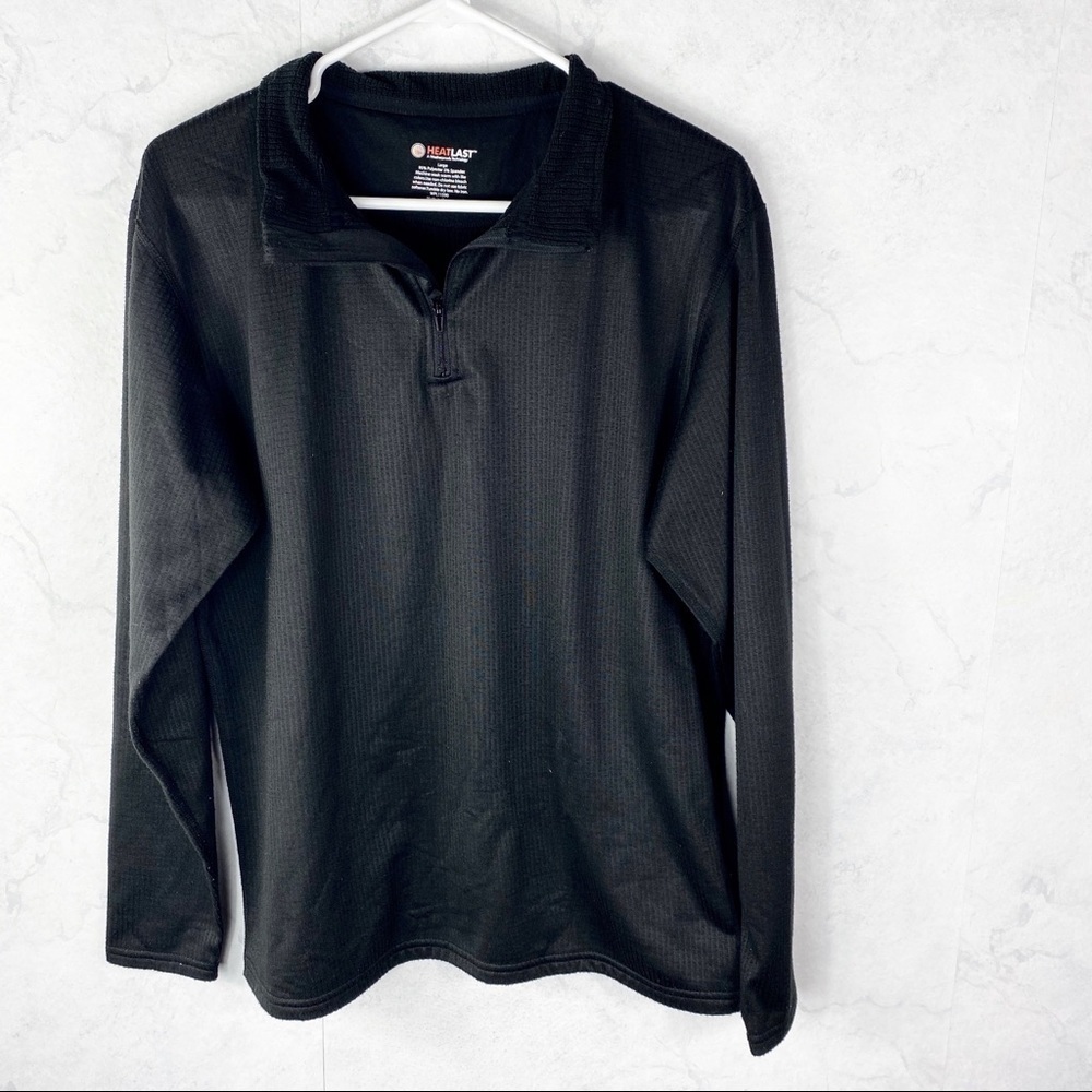 [Heat Last] Classic Cozy Black Quarter Zip